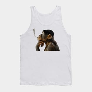 Cigarrete Smoking Monkey Tank Top